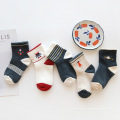 2020 Großhandel Neugeborene Baby Kinder Kinder Crew Socken 100% Bio -Baumwollbaby Socken Kindersocken für Koreanisch